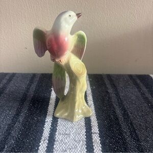 Colorful Ceramic Bird Figurine